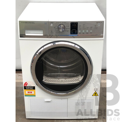 Fisher & Paykel 8.0 Kg Front Loader Condenser Clothes Dryer