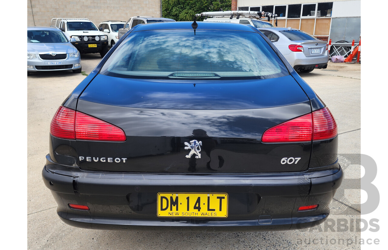 1/2005 Peugeot 607 4d Sedan Black 2.9L