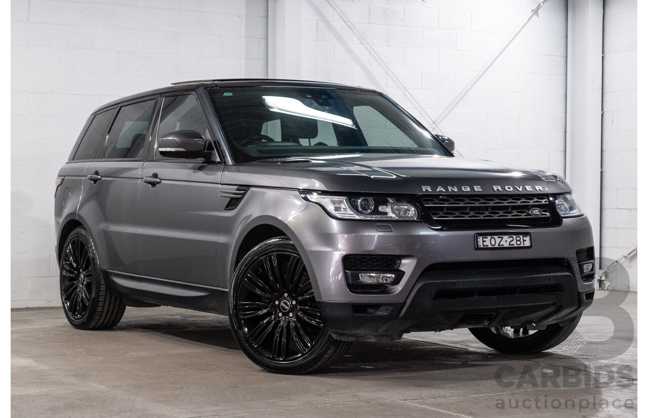 03/2017 Land Rover Range Rover Sport 3.0 TDV6 SE (AWD) LW MY17 4d Wagon Corris Grey Metallic Turbo Diesel 3.0L