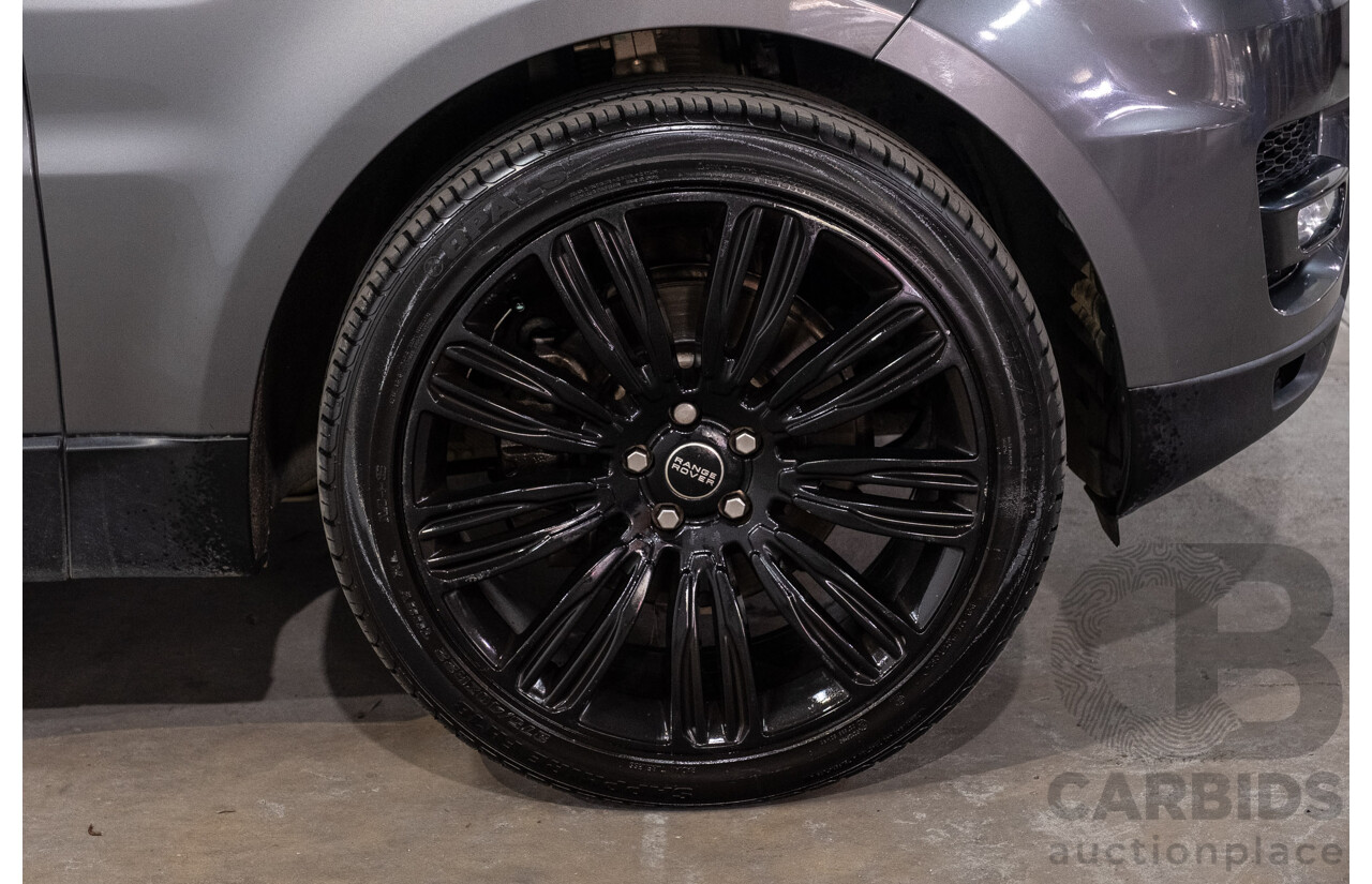 03/2017 Land Rover Range Rover Sport 3.0 TDV6 SE (AWD) LW MY17 4d Wagon Corris Grey Metallic Turbo Diesel 3.0L