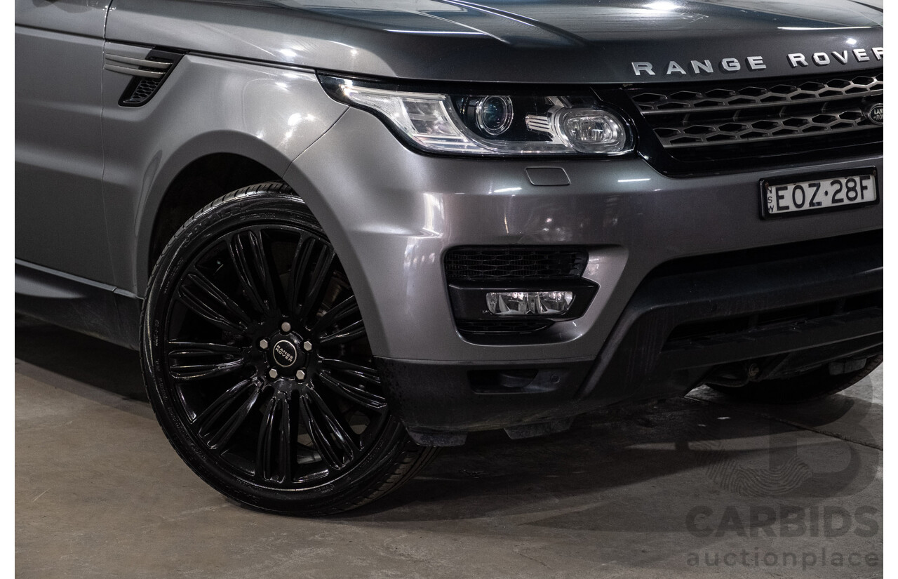 03/2017 Land Rover Range Rover Sport 3.0 TDV6 SE (AWD) LW MY17 4d Wagon Corris Grey Metallic Turbo Diesel 3.0L