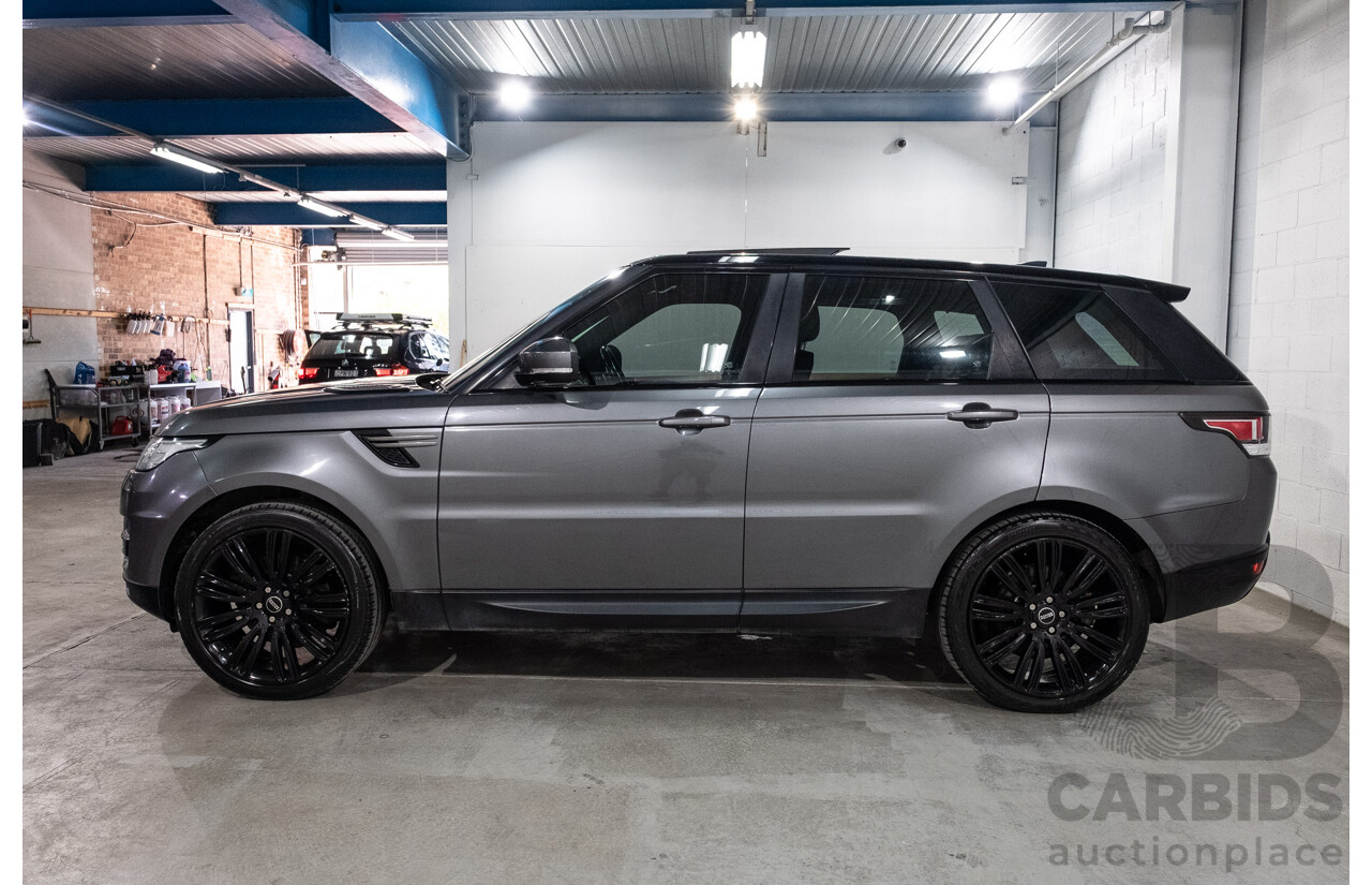 03/2017 Land Rover Range Rover Sport 3.0 TDV6 SE (AWD) LW MY17 4d Wagon Corris Grey Metallic Turbo Diesel 3.0L