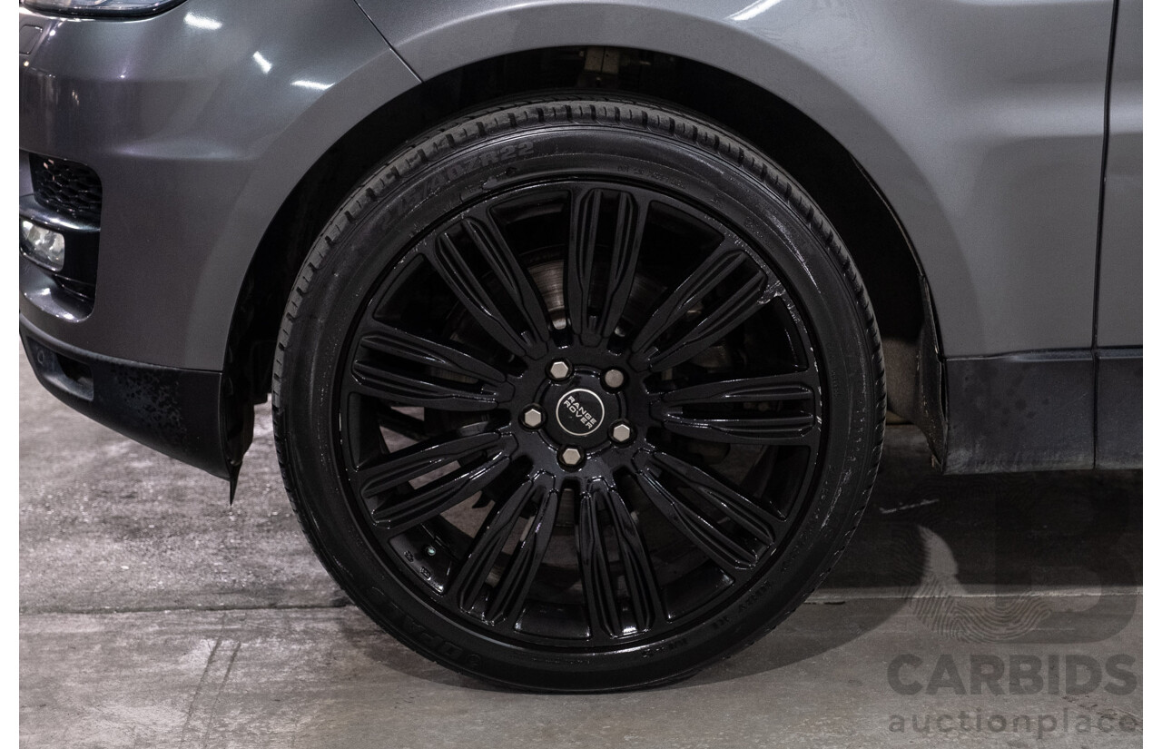 03/2017 Land Rover Range Rover Sport 3.0 TDV6 SE (AWD) LW MY17 4d Wagon Corris Grey Metallic Turbo Diesel 3.0L