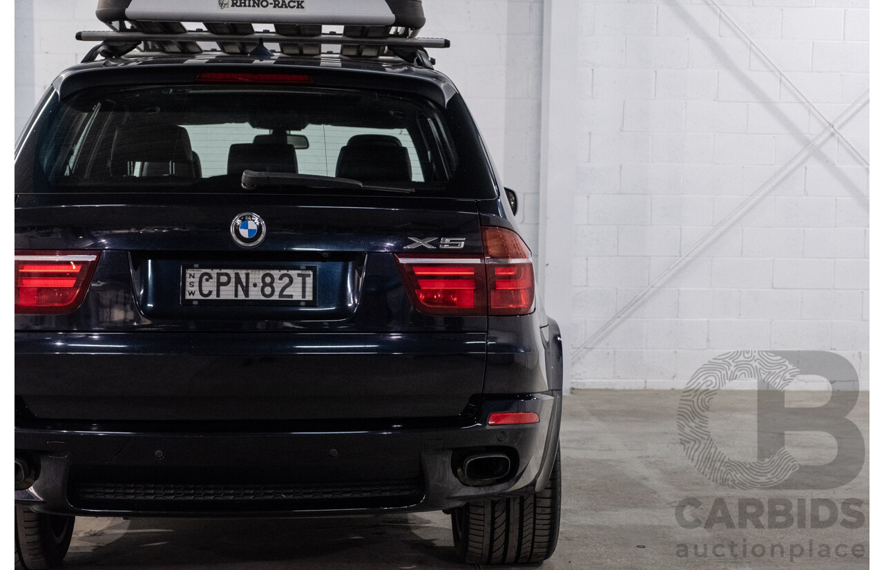 8/2013 Bmw X5 Xdrive 30d M Sport E70 MY12 UPGRADE 4d Wagon Carbon Black Metallic Turbo Diesel 3.0L