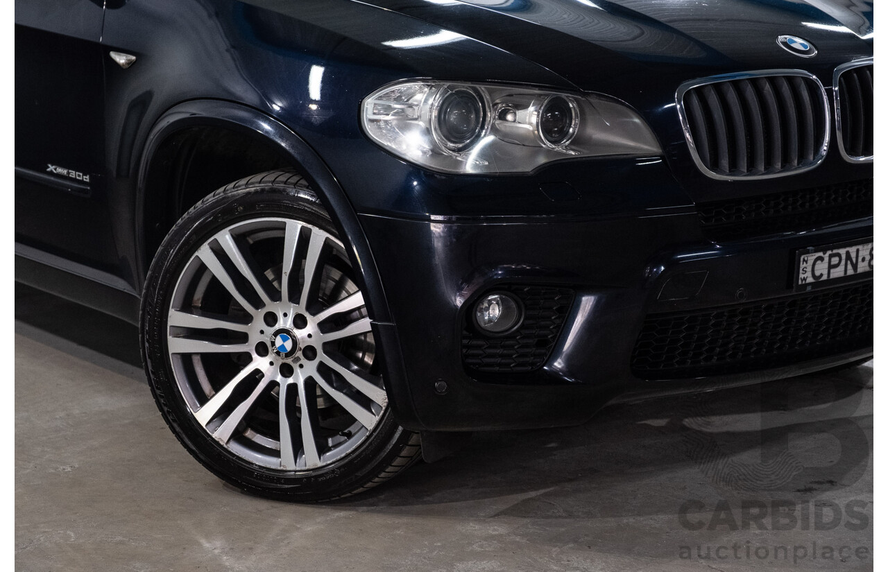 8/2013 Bmw X5 Xdrive 30d M Sport E70 MY12 UPGRADE 4d Wagon Carbon Black Metallic Turbo Diesel 3.0L