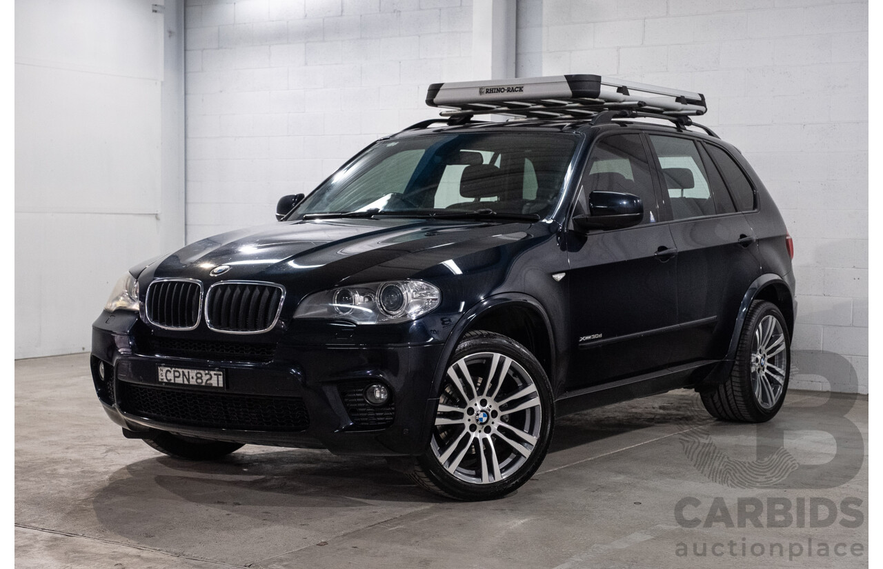 8/2013 Bmw X5 Xdrive 30d M Sport E70 MY12 UPGRADE 4d Wagon Carbon Black Metallic Turbo Diesel 3.0L