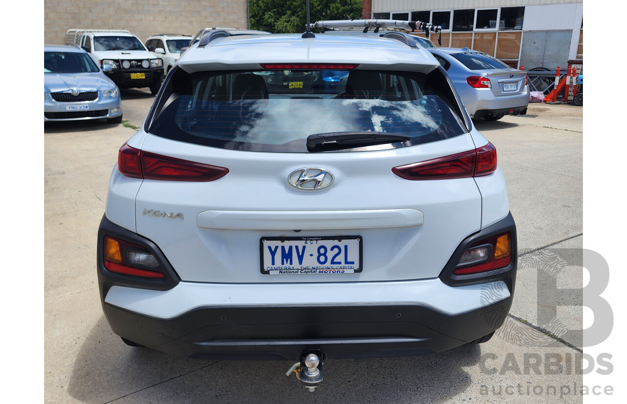 5/2018 Hyundai Kona Active (fwd) OS MY18 4d Wagon White 2.0L