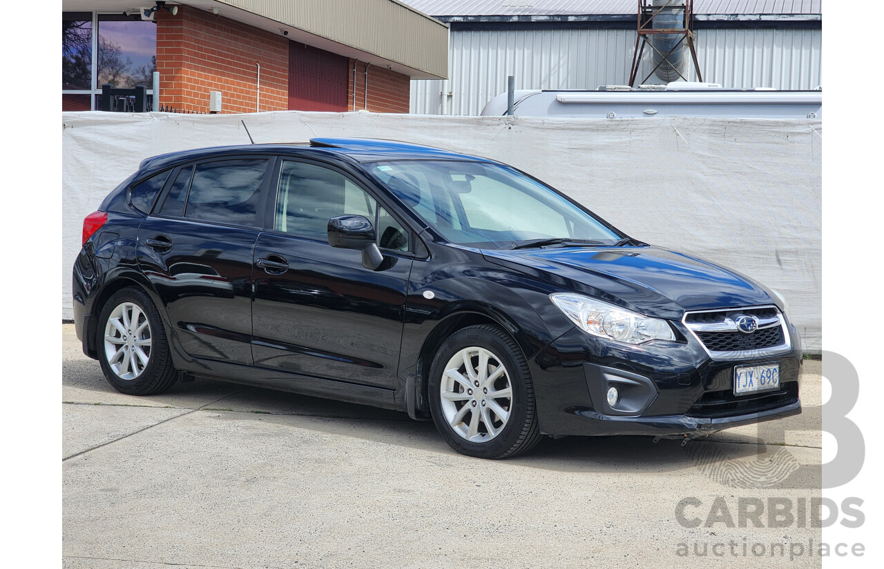 4/2014 Subaru Impreza 2.0i-L (awd) MY14 5d Hatchback Black 2.0L