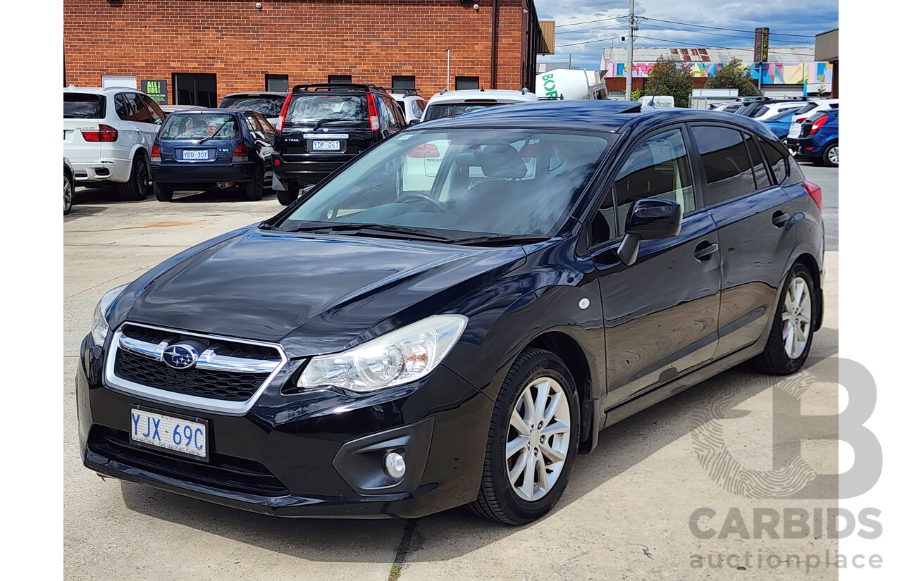 4/2014 Subaru Impreza 2.0i-L (awd) MY14 5d Hatchback Black 2.0L