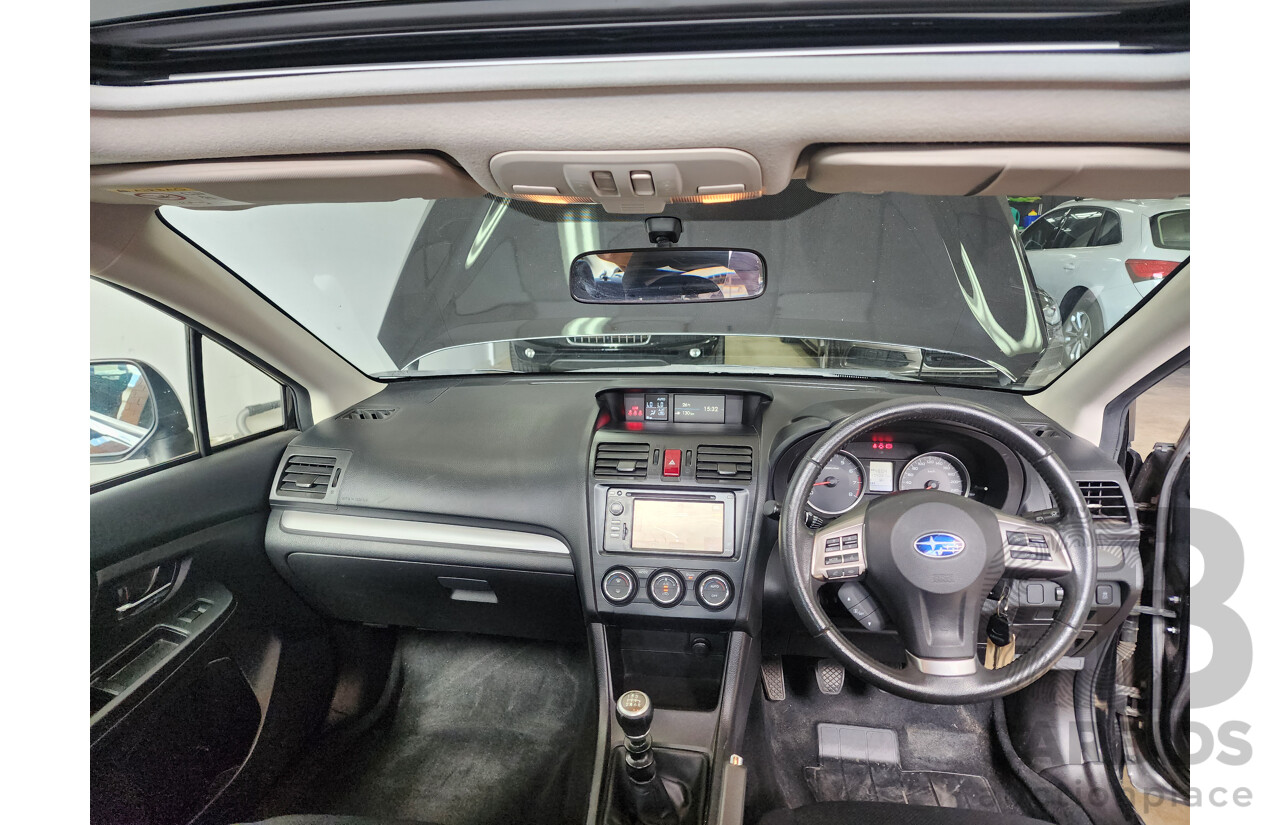 4/2014 Subaru Impreza 2.0i-L (awd) MY14 5d Hatchback Black 2.0L