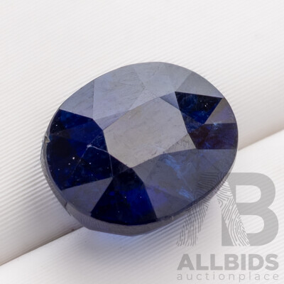 Ceylon Sapphire, Natural Corundum Oval Cut Deep Royal Blue Gemstone 2.50ct