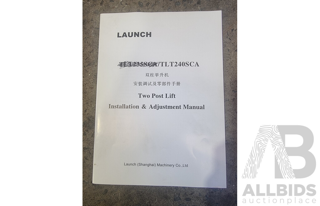 03/2011, Launch, Two-Post 4000KG Asymmetric Car Hoist