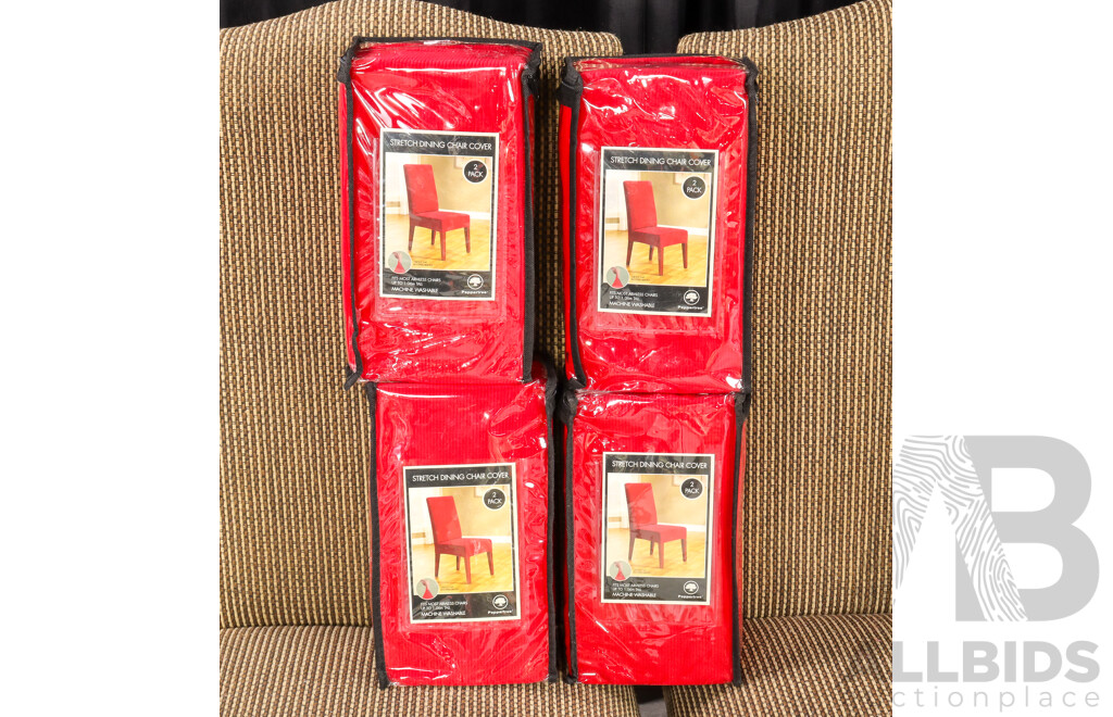 Elm Marquetry Top Dining Table with  Eight Upholstered High Back Chairs