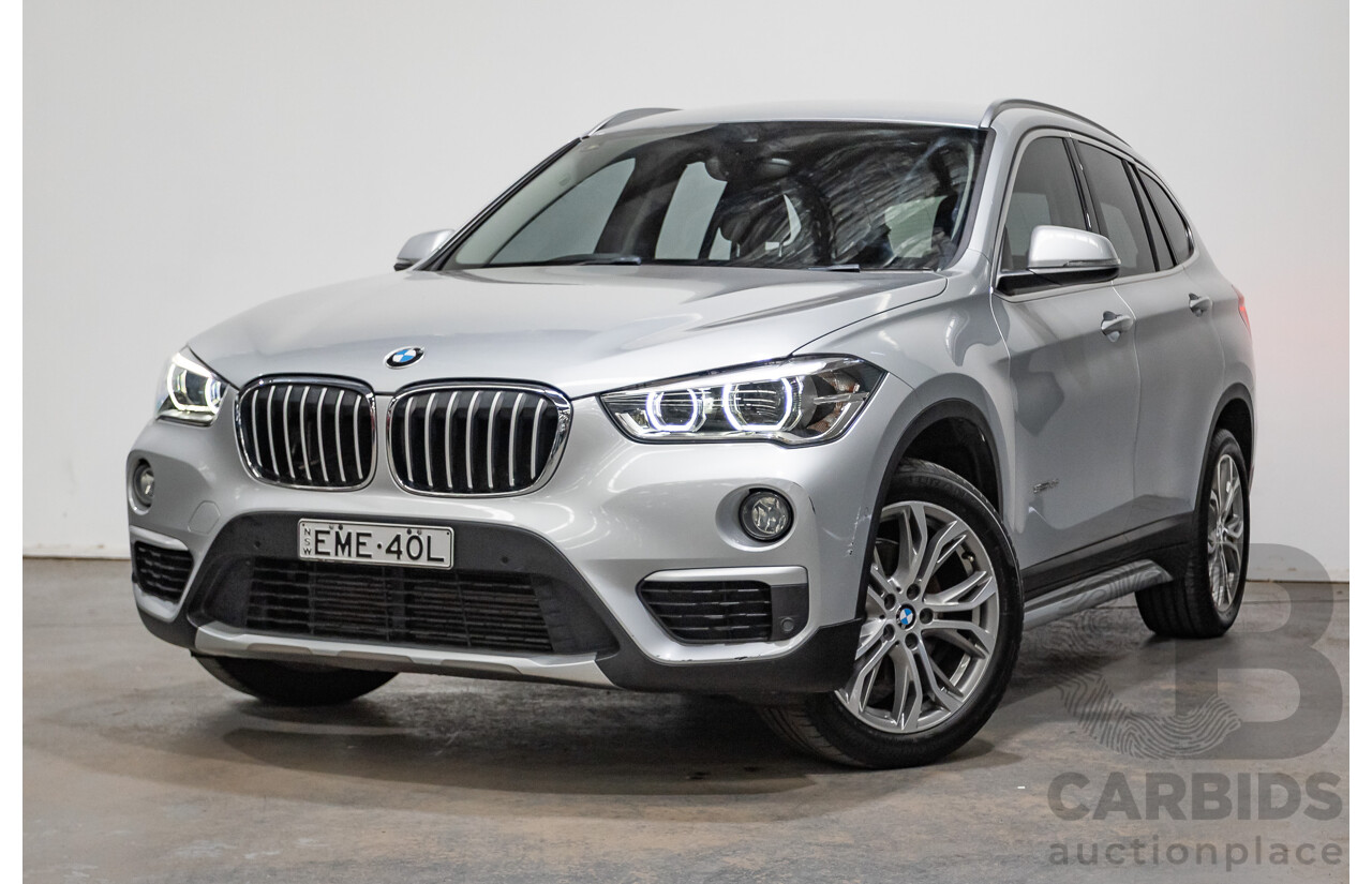 03/2016 BMW X1 sDrive 18D F48 4D Wagon Silver Turbo Diesel 2.0L