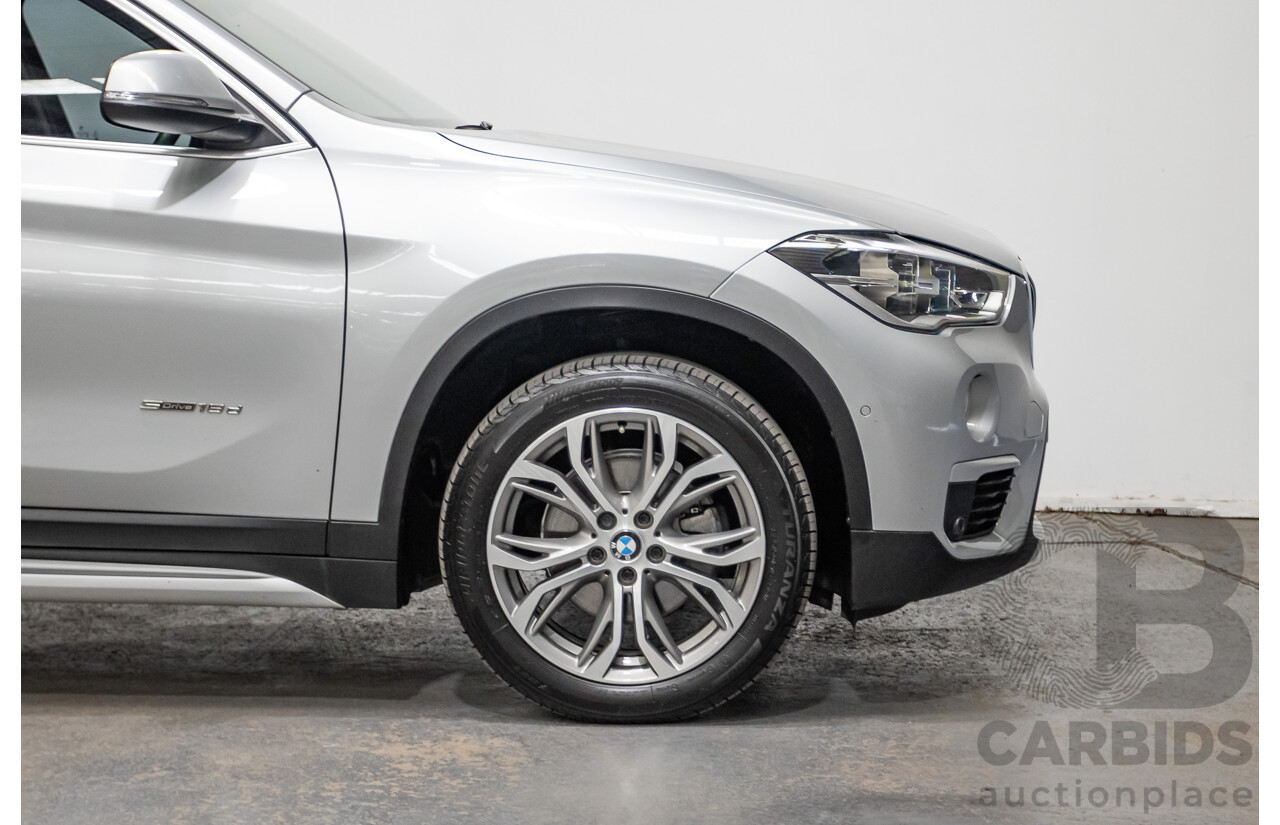 03/2016 BMW X1 sDrive 18D F48 4D Wagon Silver Turbo Diesel 2.0L