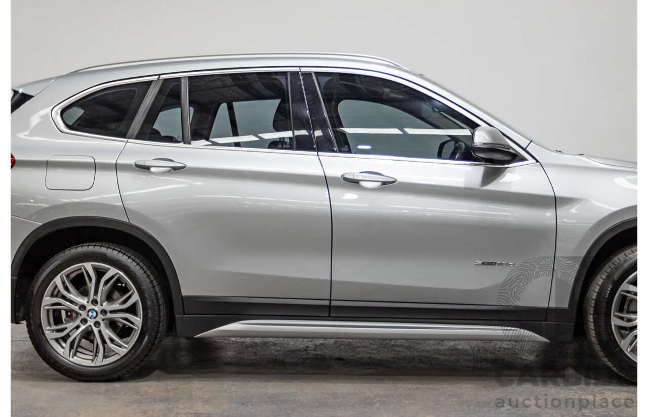 03/2016 BMW X1 sDrive 18D F48 4D Wagon Silver Turbo Diesel 2.0L
