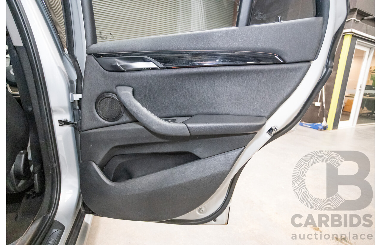 03/2016 BMW X1 sDrive 18D F48 4D Wagon Silver Turbo Diesel 2.0L