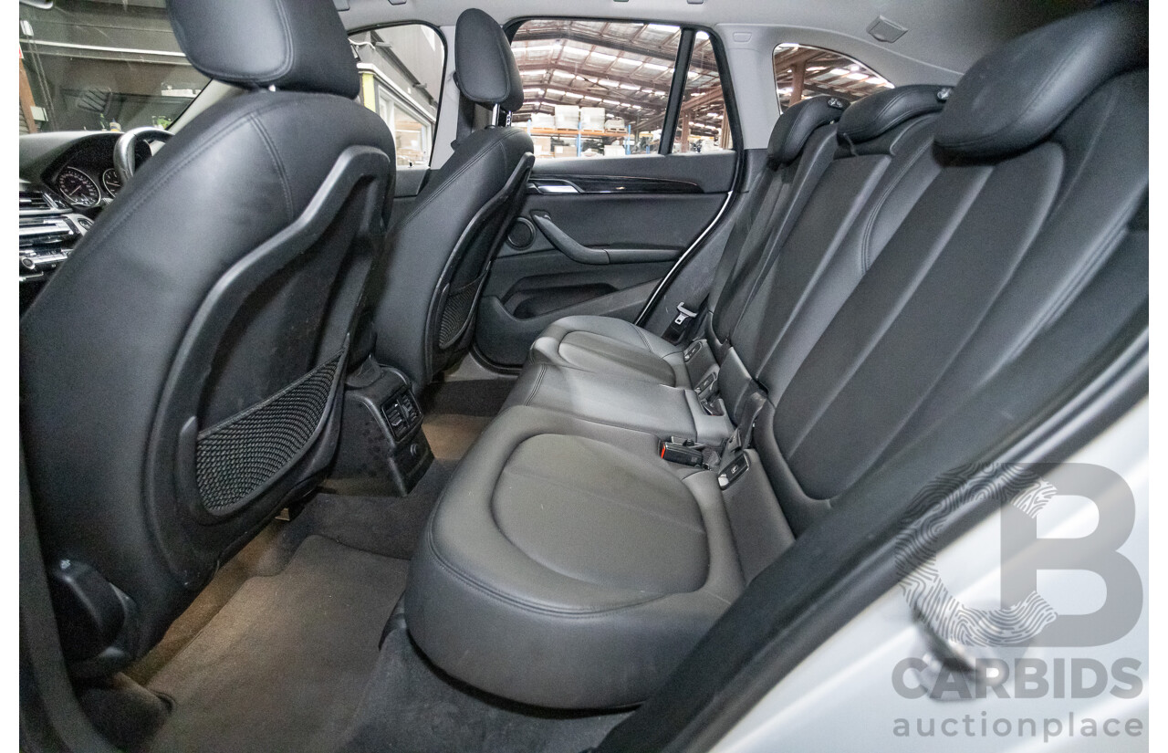 03/2016 BMW X1 sDrive 18D F48 4D Wagon Silver Turbo Diesel 2.0L