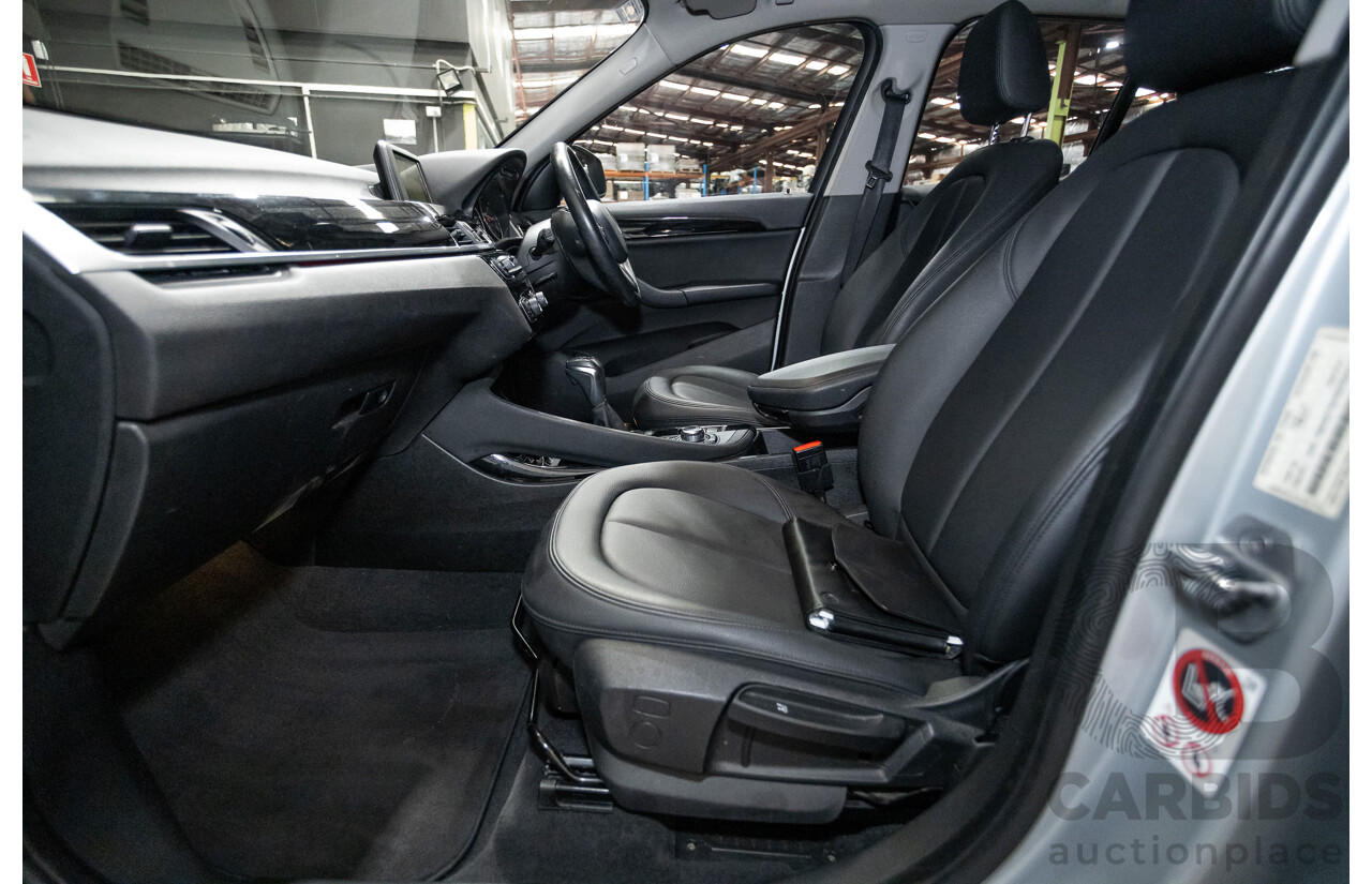 03/2016 BMW X1 sDrive 18D F48 4D Wagon Silver Turbo Diesel 2.0L