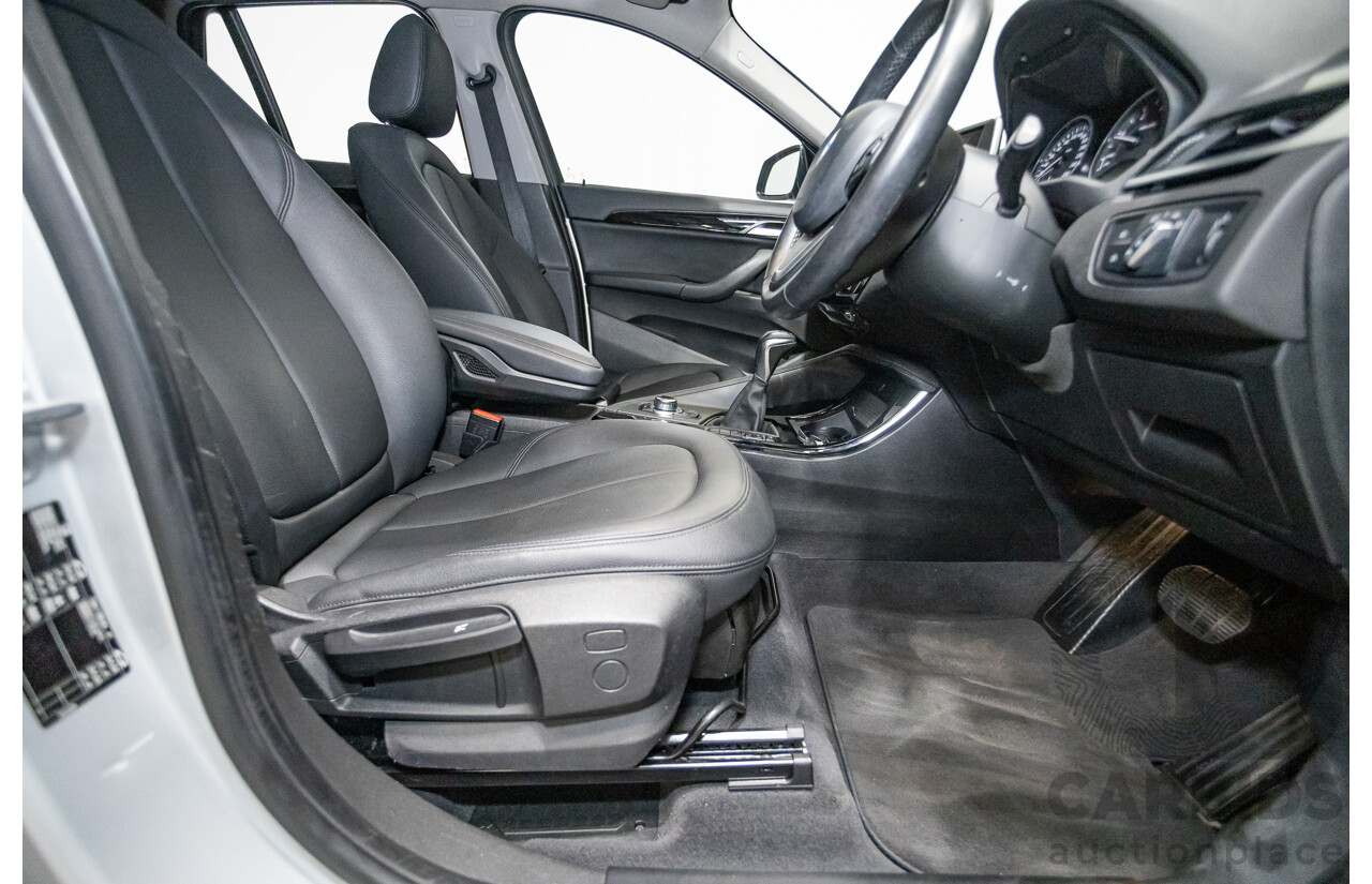 03/2016 BMW X1 sDrive 18D F48 4D Wagon Silver Turbo Diesel 2.0L