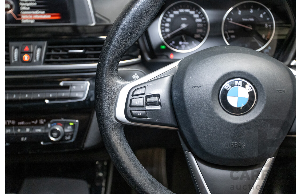 03/2016 BMW X1 sDrive 18D F48 4D Wagon Silver Turbo Diesel 2.0L