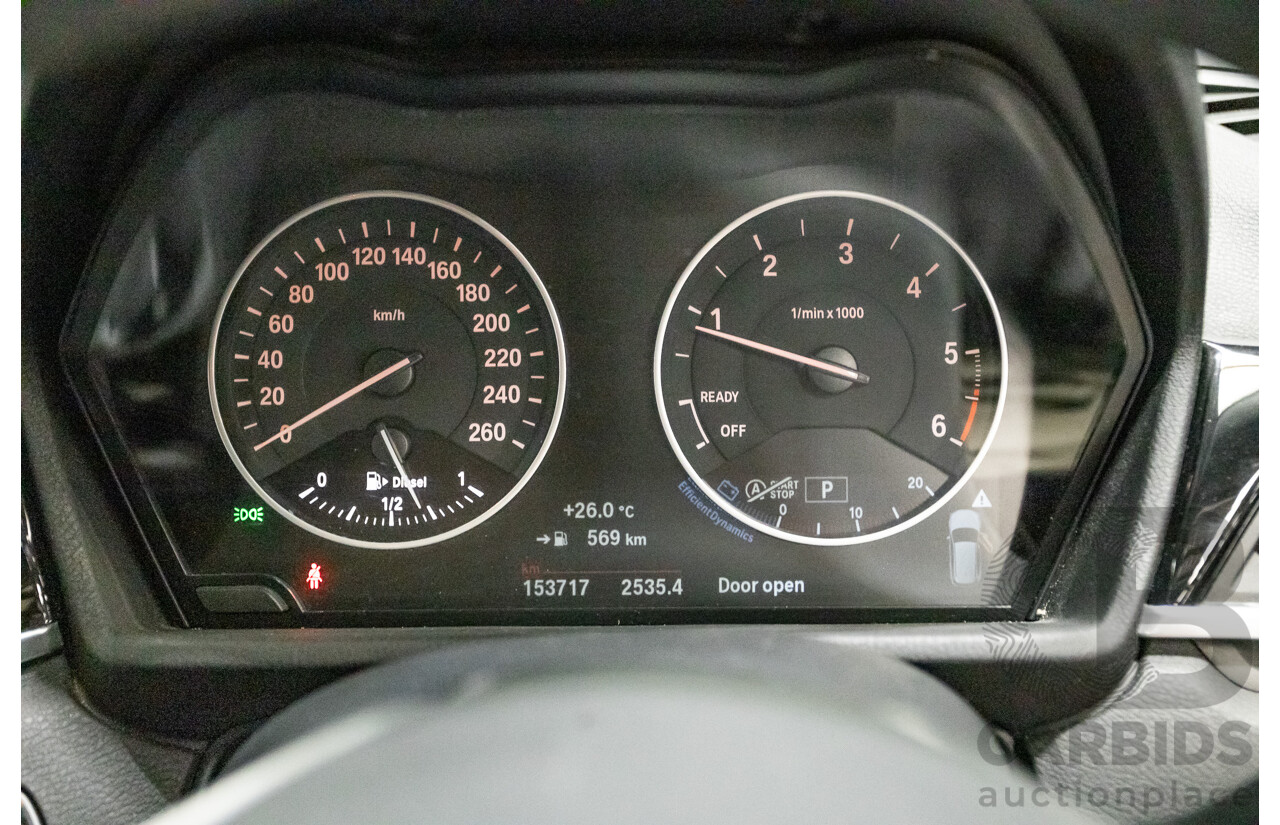 03/2016 BMW X1 sDrive 18D F48 4D Wagon Silver Turbo Diesel 2.0L