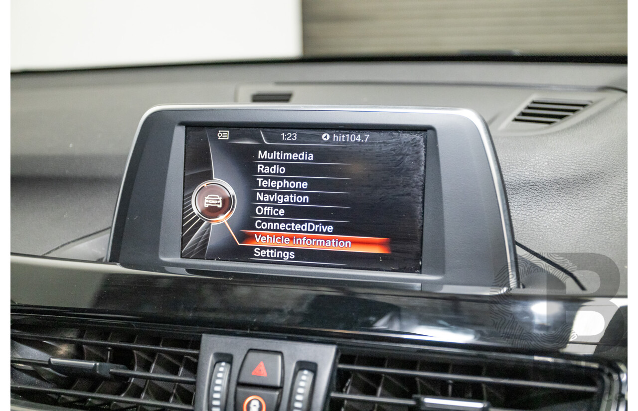 03/2016 BMW X1 sDrive 18D F48 4D Wagon Silver Turbo Diesel 2.0L