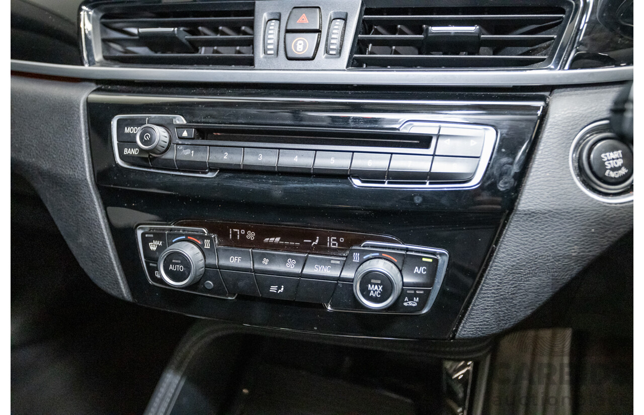 03/2016 BMW X1 sDrive 18D F48 4D Wagon Silver Turbo Diesel 2.0L