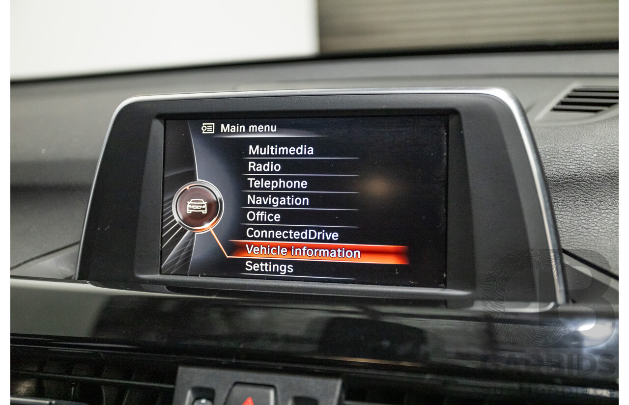 03/2016 BMW X1 sDrive 18D F48 4D Wagon Silver Turbo Diesel 2.0L