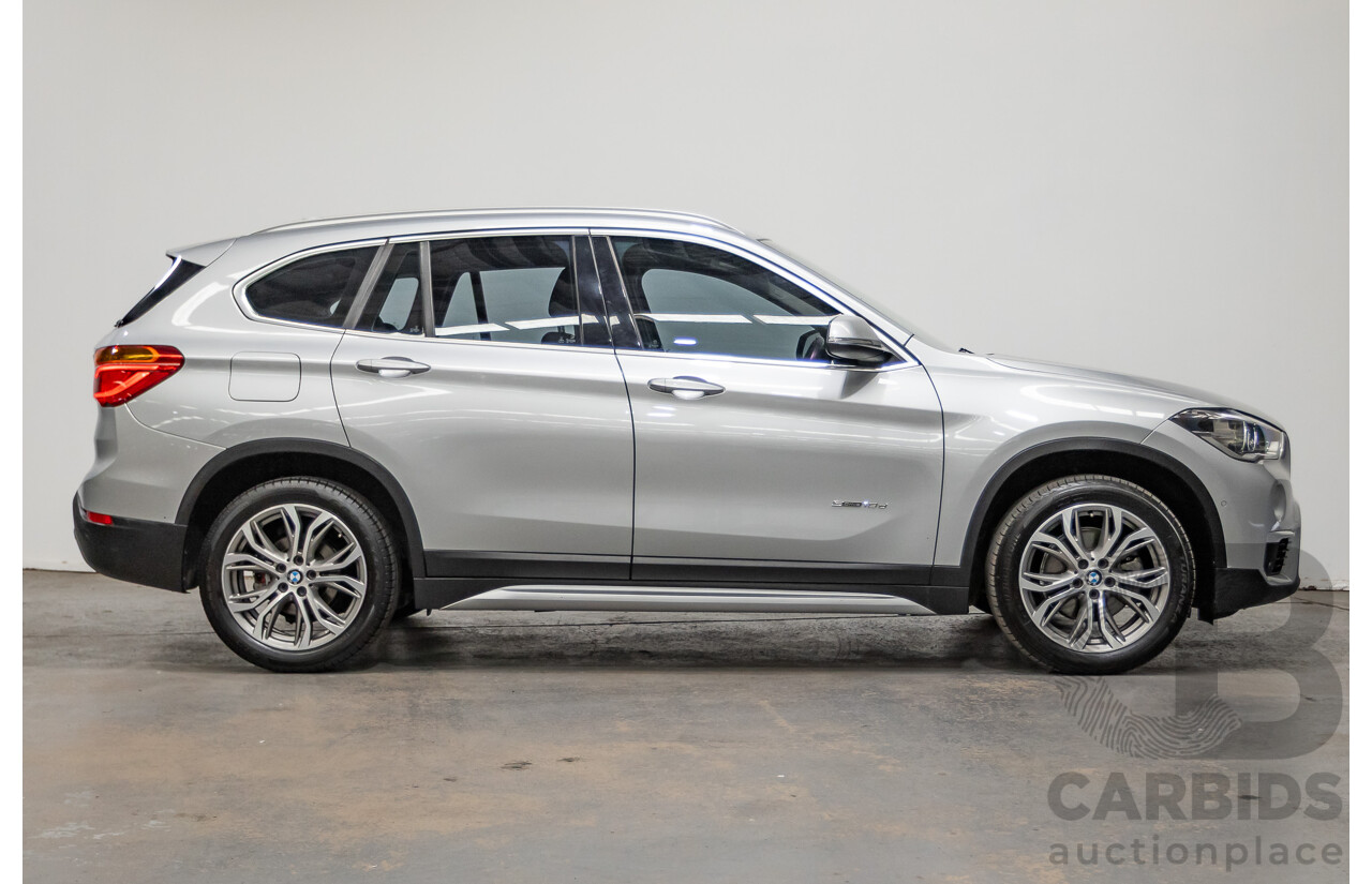 03/2016 BMW X1 sDrive 18D F48 4D Wagon Silver Turbo Diesel 2.0L