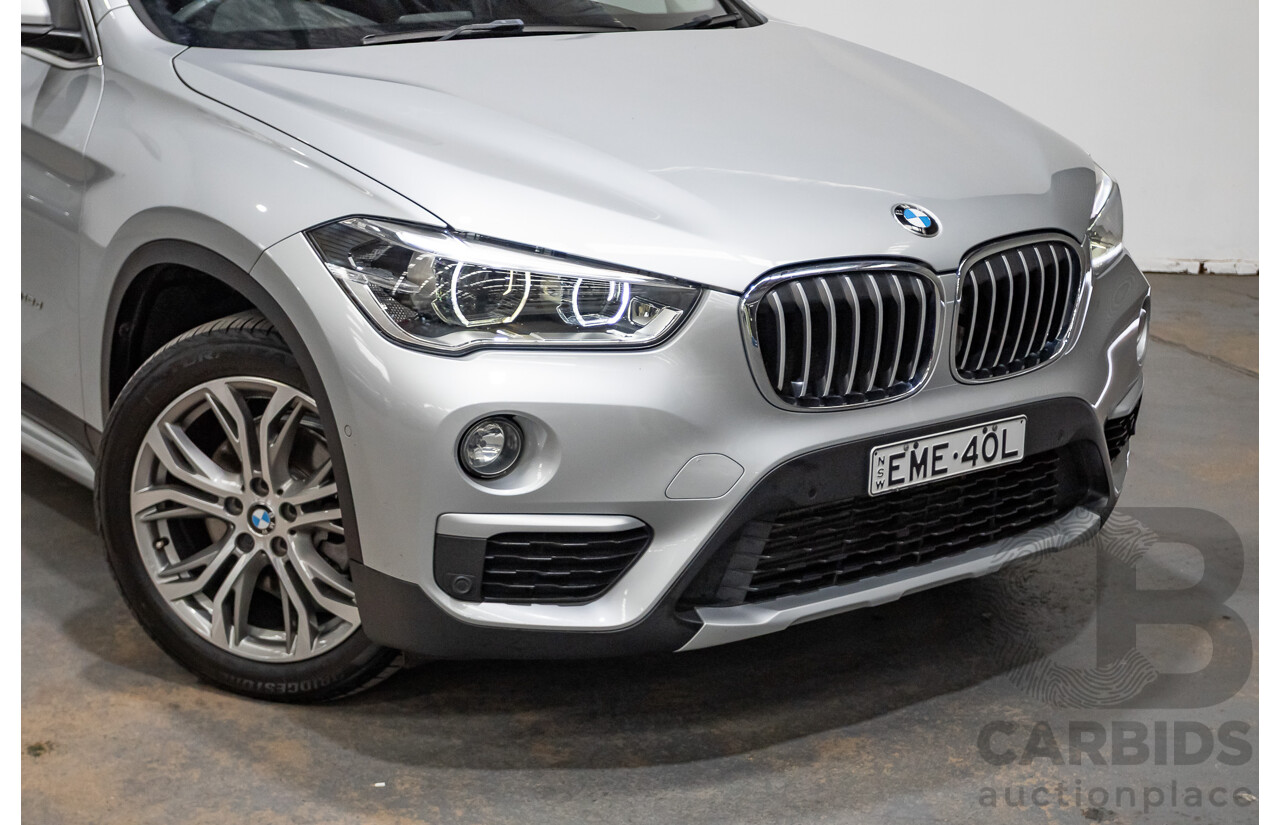 03/2016 BMW X1 sDrive 18D F48 4D Wagon Silver Turbo Diesel 2.0L