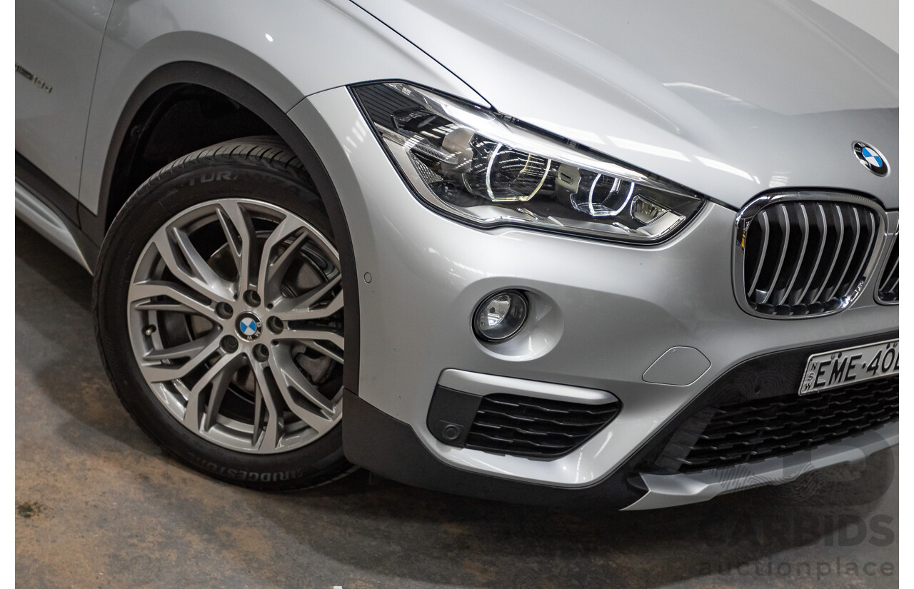 03/2016 BMW X1 sDrive 18D F48 4D Wagon Silver Turbo Diesel 2.0L