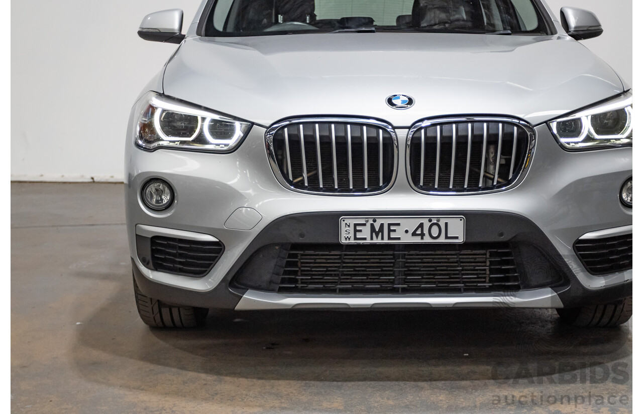 03/2016 BMW X1 sDrive 18D F48 4D Wagon Silver Turbo Diesel 2.0L