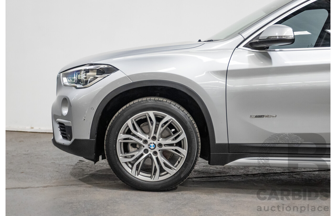 03/2016 BMW X1 sDrive 18D F48 4D Wagon Silver Turbo Diesel 2.0L