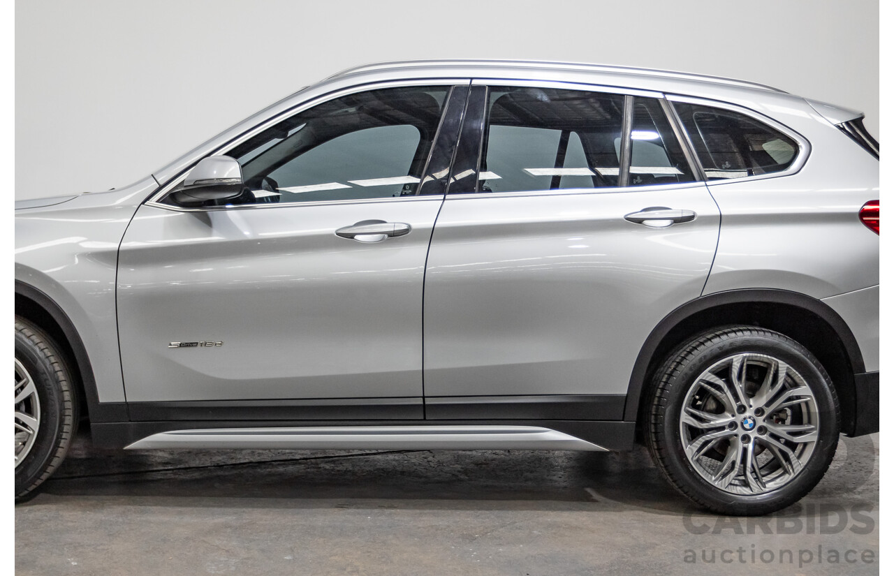 03/2016 BMW X1 sDrive 18D F48 4D Wagon Silver Turbo Diesel 2.0L