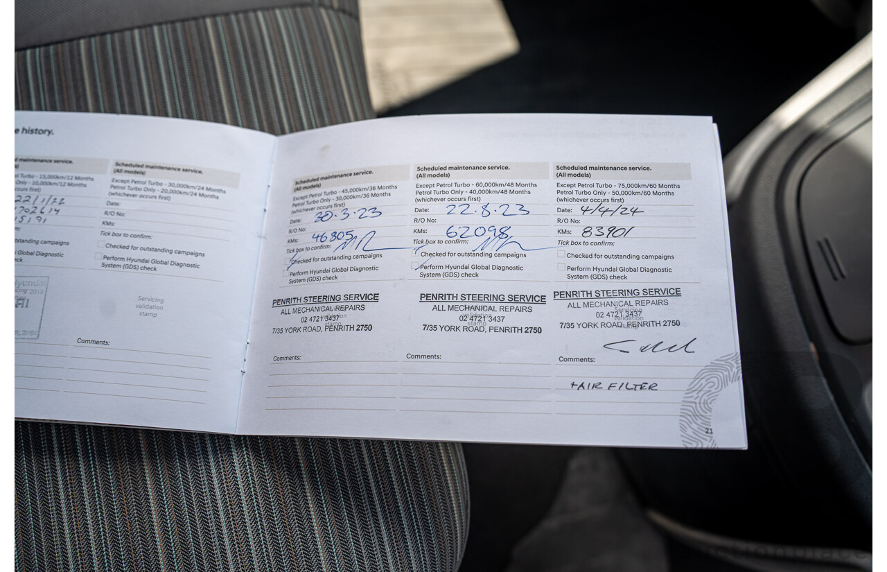 10/2020 Hyundai i-Load 3S TWIN SWING TQ4 MY21 4D Van Creamy White Turbo Diesel 2.5L