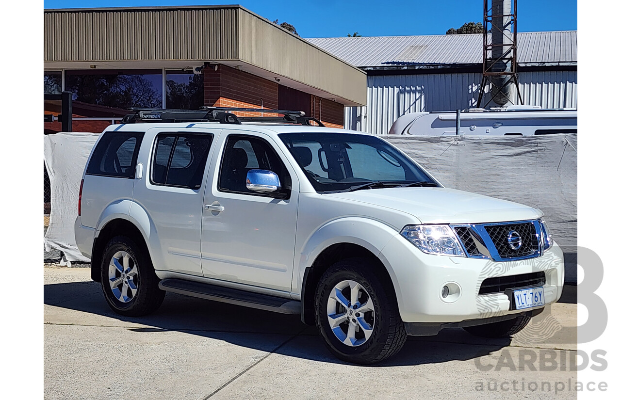 5/2012 Nissan Pathfinder Ti (4x4) R51 SERIES 4 4d Wagon White 2.5L