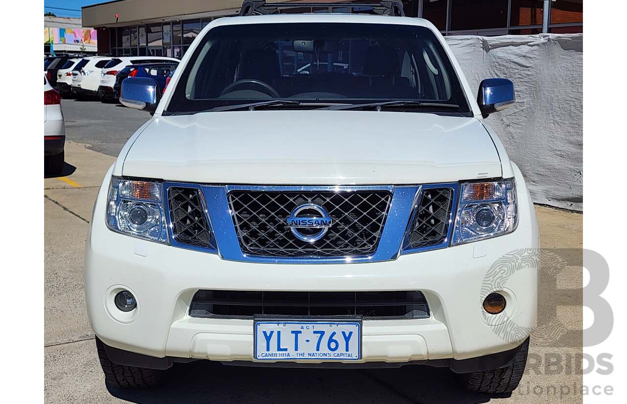 5/2012 Nissan Pathfinder Ti (4x4) R51 SERIES 4 4d Wagon White 2.5L