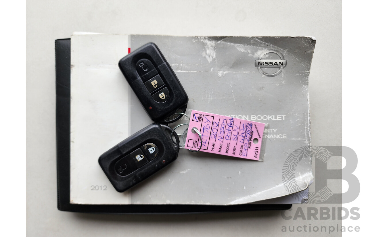 5/2012 Nissan Pathfinder Ti (4x4) R51 SERIES 4 4d Wagon White 2.5L