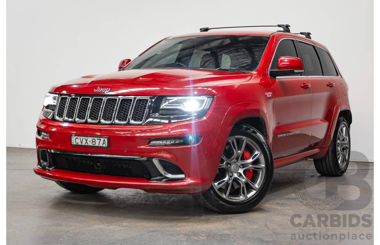 10/2014 Jeep Grand Cherokee SRT 8 (4x4) 4x4 WK MY15 4D Wagon Redline Pearl V8 6.4L