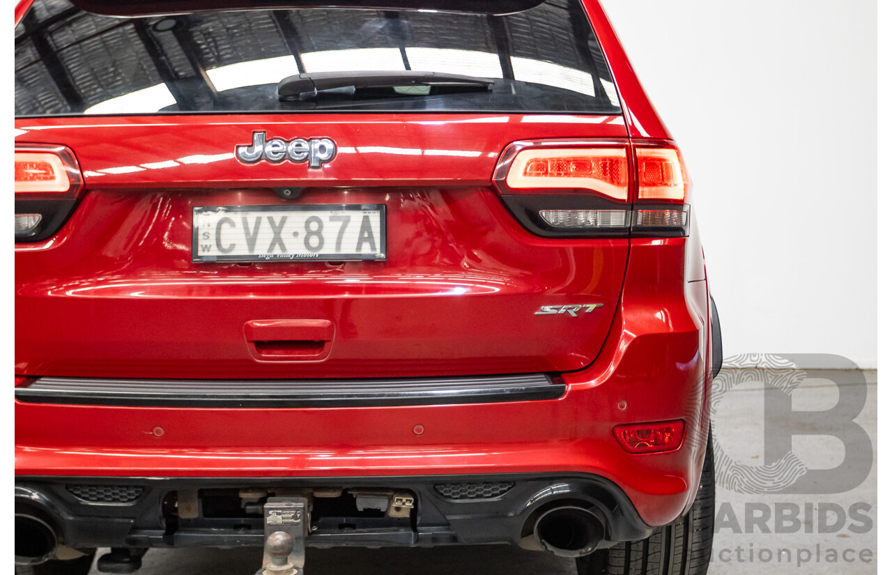 10/2014 Jeep Grand Cherokee SRT 8 (4x4) 4x4 WK MY15 4D Wagon Redline Pearl V8 6.4L