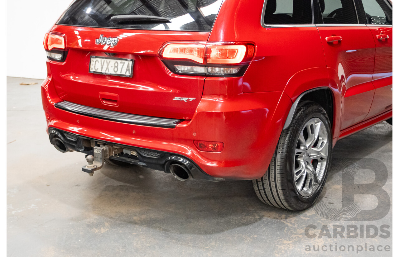 10/2014 Jeep Grand Cherokee SRT 8 (4x4) 4x4 WK MY15 4D Wagon Redline Pearl V8 6.4L