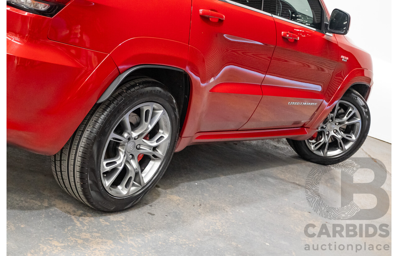 10/2014 Jeep Grand Cherokee SRT 8 (4x4) 4x4 WK MY15 4D Wagon Redline Pearl V8 6.4L