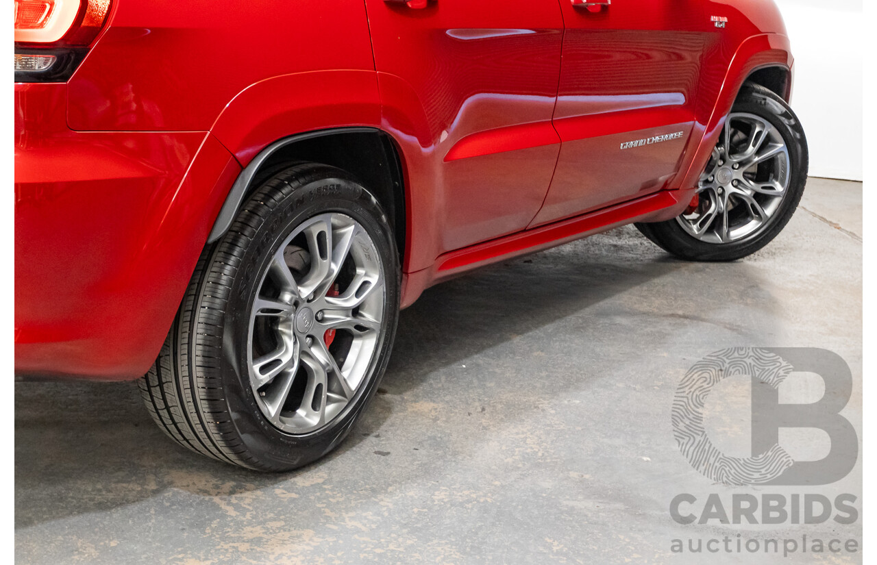 10/2014 Jeep Grand Cherokee SRT 8 (4x4) 4x4 WK MY15 4D Wagon Redline Pearl V8 6.4L