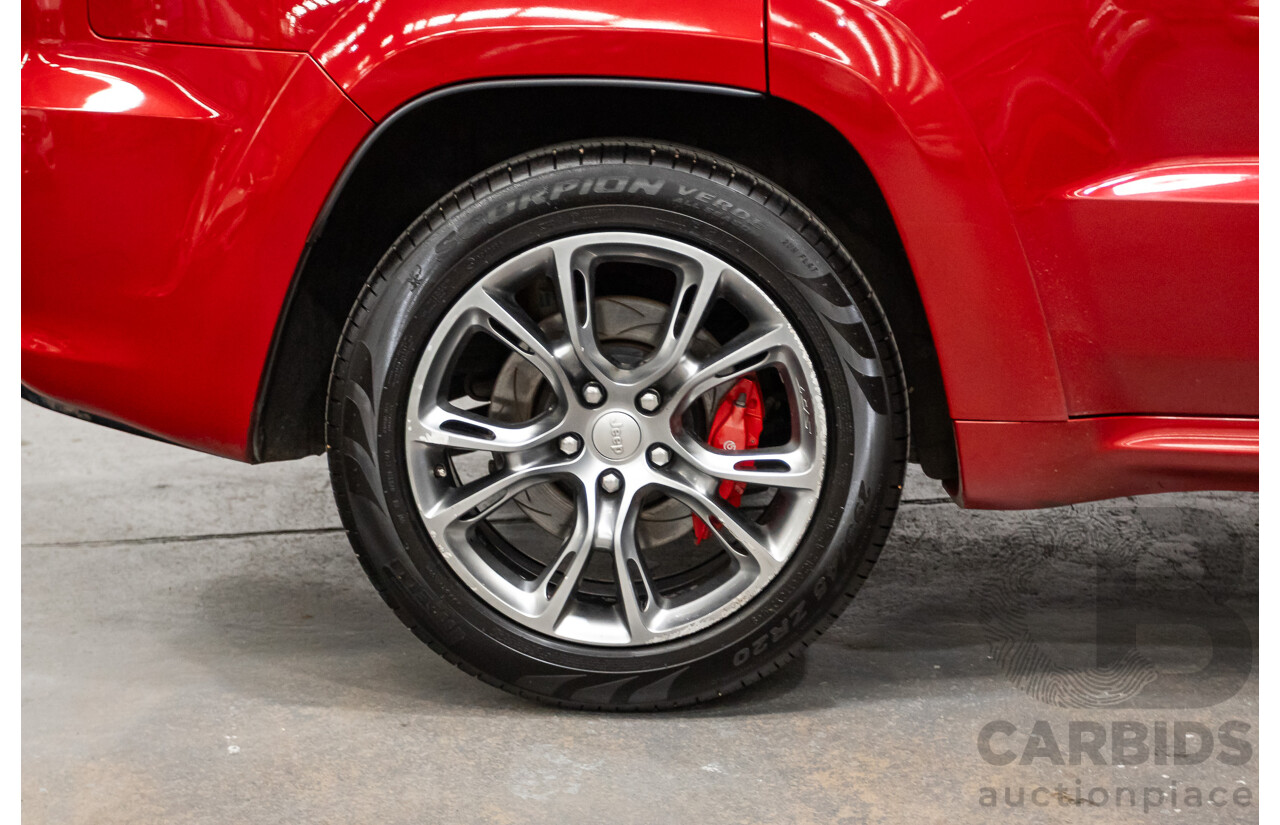 10/2014 Jeep Grand Cherokee SRT 8 (4x4) 4x4 WK MY15 4D Wagon Redline Pearl V8 6.4L