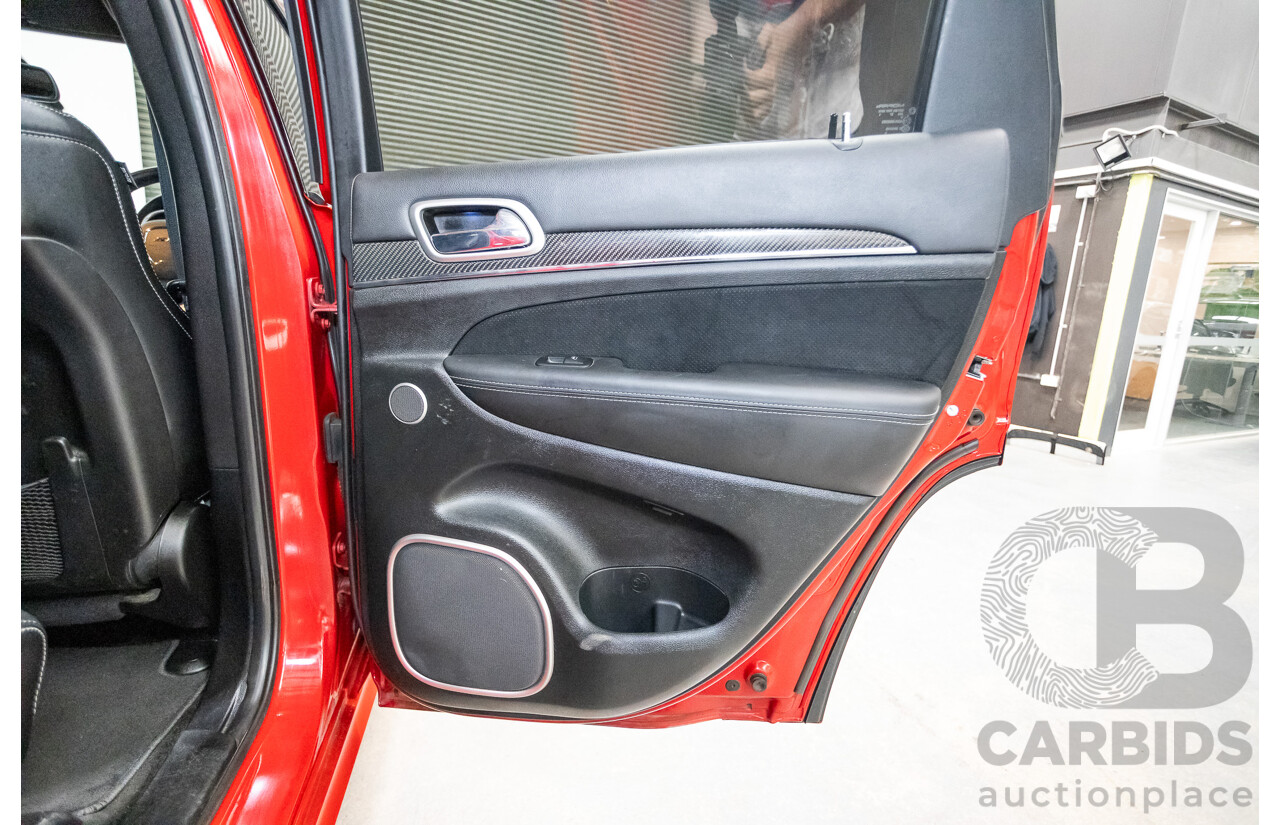 10/2014 Jeep Grand Cherokee SRT 8 (4x4) 4x4 WK MY15 4D Wagon Redline Pearl V8 6.4L