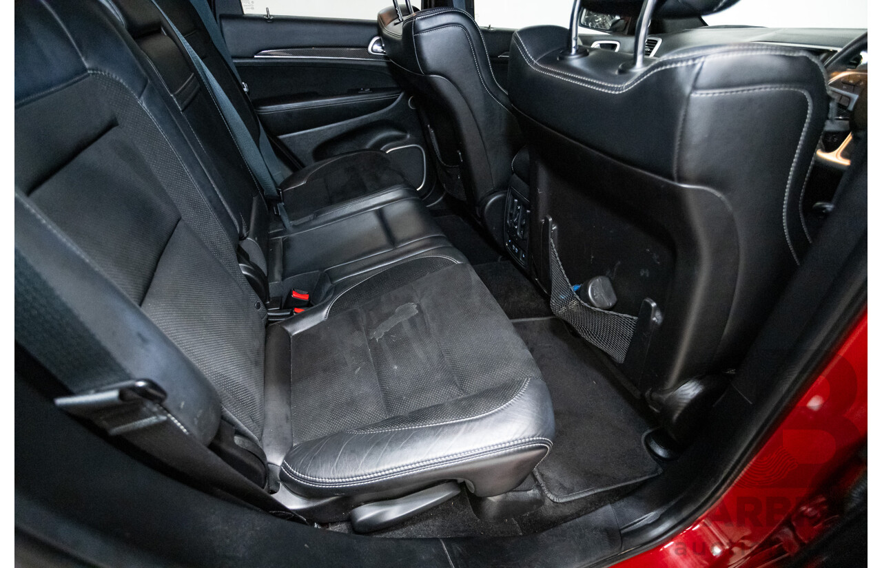 10/2014 Jeep Grand Cherokee SRT 8 (4x4) 4x4 WK MY15 4D Wagon Redline Pearl V8 6.4L