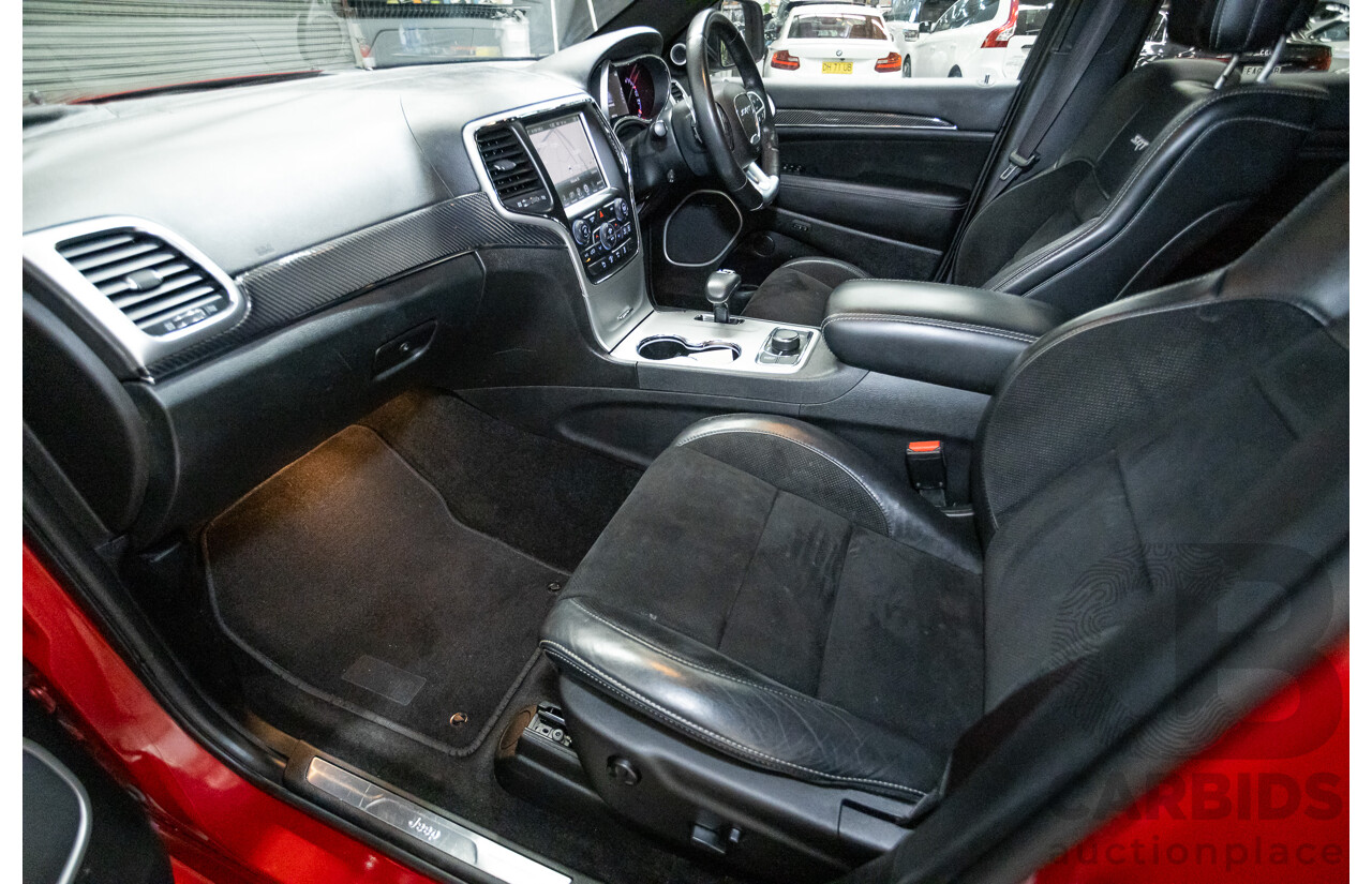 10/2014 Jeep Grand Cherokee SRT 8 (4x4) 4x4 WK MY15 4D Wagon Redline Pearl V8 6.4L