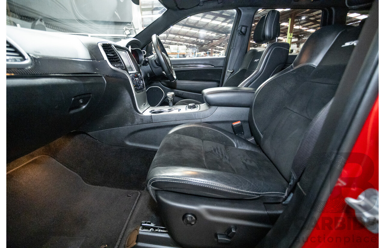 10/2014 Jeep Grand Cherokee SRT 8 (4x4) 4x4 WK MY15 4D Wagon Redline Pearl V8 6.4L