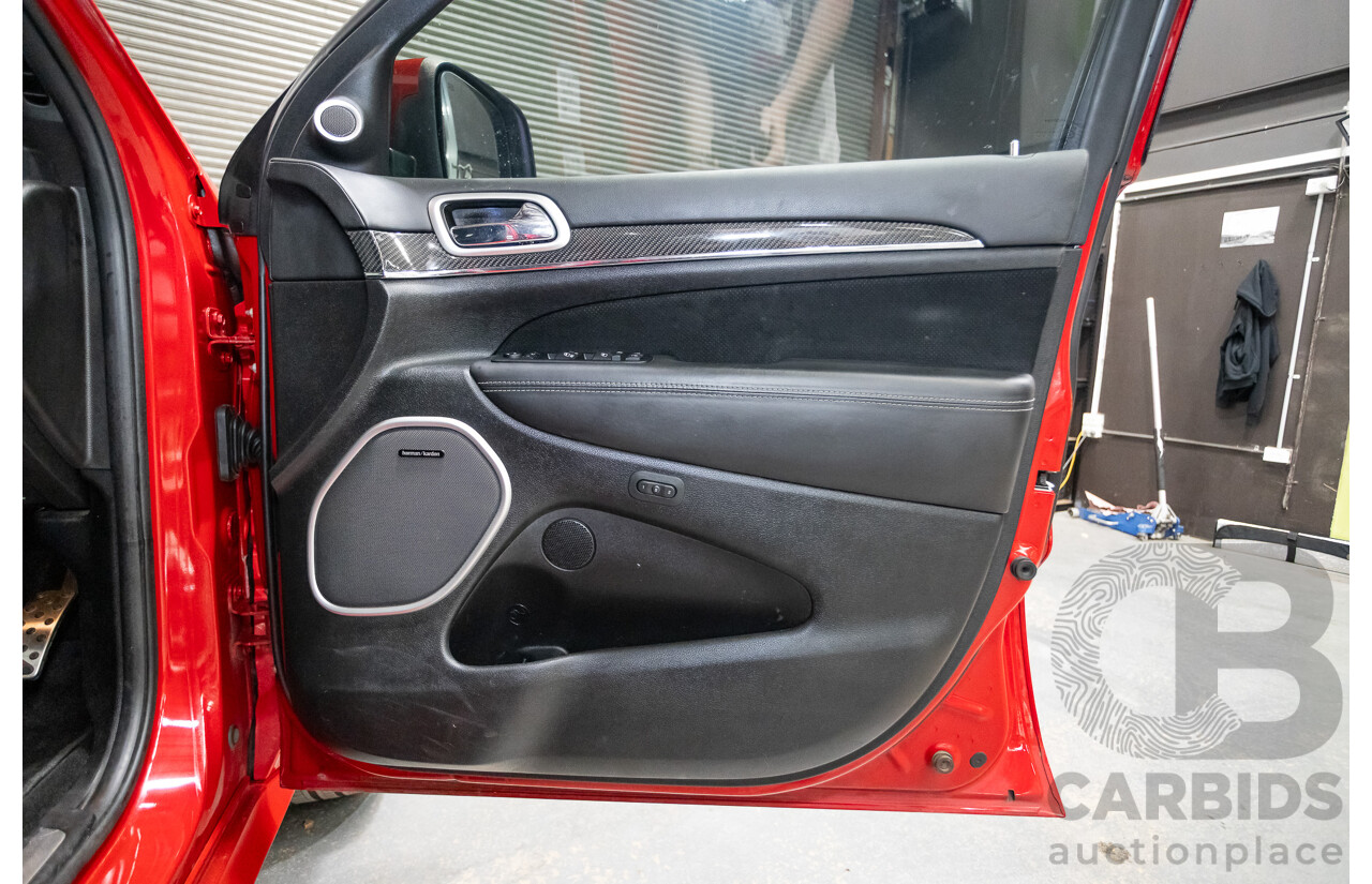 10/2014 Jeep Grand Cherokee SRT 8 (4x4) 4x4 WK MY15 4D Wagon Redline Pearl V8 6.4L